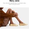 image:imageCOACH Womens Sculpted C Soft Mary Jane FlatsGold