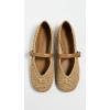 image:imageCOACH Womens Sculpted C Soft Mary Jane FlatsNatural Raffia