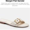image:imageCOACH womens Margot Flat SandalChalk