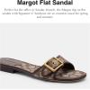 image:imageCOACH womens Margot Flat SandalOakMaple