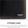 image:imageCoach Mens Slim Billfold Wallet in Refined CalfBlackLight Tan