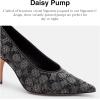 image:imageCoach Womens Daisy Pump in Crystal Signature JacquardBlack