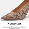 image:imageCoach Womens Daisy Pump in Crystal Signature JacquardTan