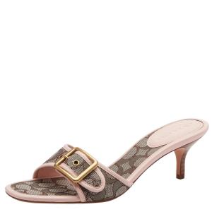 image:imageCOACH Womens Margot SandalsOakCandy Pink