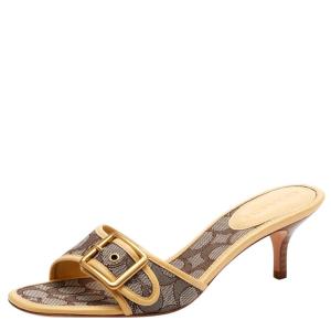image:imageCOACH Womens Margot SandalsOakVanilla
