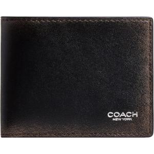 image:imageCoach Mens Slim Billfold Wallet in Refined CalfBlackLight Tan