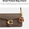 image:imageCOACH Bag CharmSmall Pretzel Bag Charm