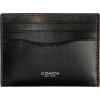 image:imageFlat Card Case in Embossed CrocBlackLight Tan