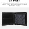 image:imageCOACH 3 in 1 WalletCharcoalBlack