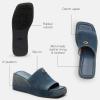 image:imageCOACH Womens Marie Platform Slide SandalsLoved Denim Dark Indigo