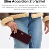 image:imageCoach womens Slim Accordion ZipB4Merlot