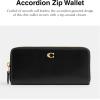 image:imageCoach womens Slim Accordion ZipBlack