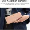 image:imageCoach womens Slim Accordion ZipCream