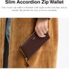 image:imageCoach womens Slim Accordion ZipMaple