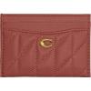 image:imageCoach Womens Refined Leather Card CaseB4Dark Peach