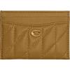 image:imageCoach Womens Refined Leather Card CaseB4Muted Olive