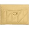 image:imageCoach Womens Refined Leather Card CaseB4VANILLA