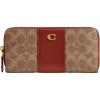 image:imageCoach womens Slim Accordion ZipTan Rust
