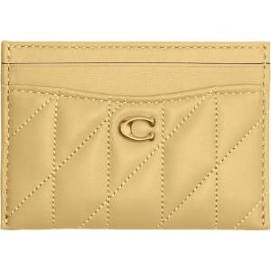 image:imageCoach Womens Refined Leather Card CaseB4VANILLA